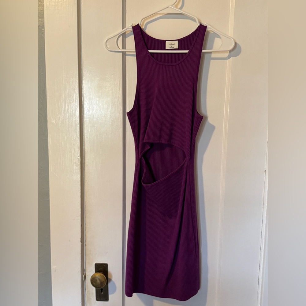 Wilfred cutout midi dress.